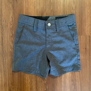 VOLCOM Shorts Toddler Size 2T Gray Flat front Surf Skate Hybrid